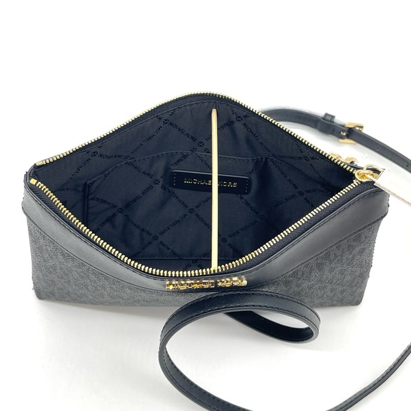 Michael Kors Large Charlotte 3 in 1 Tote Bag Black - Picture 13 of 16